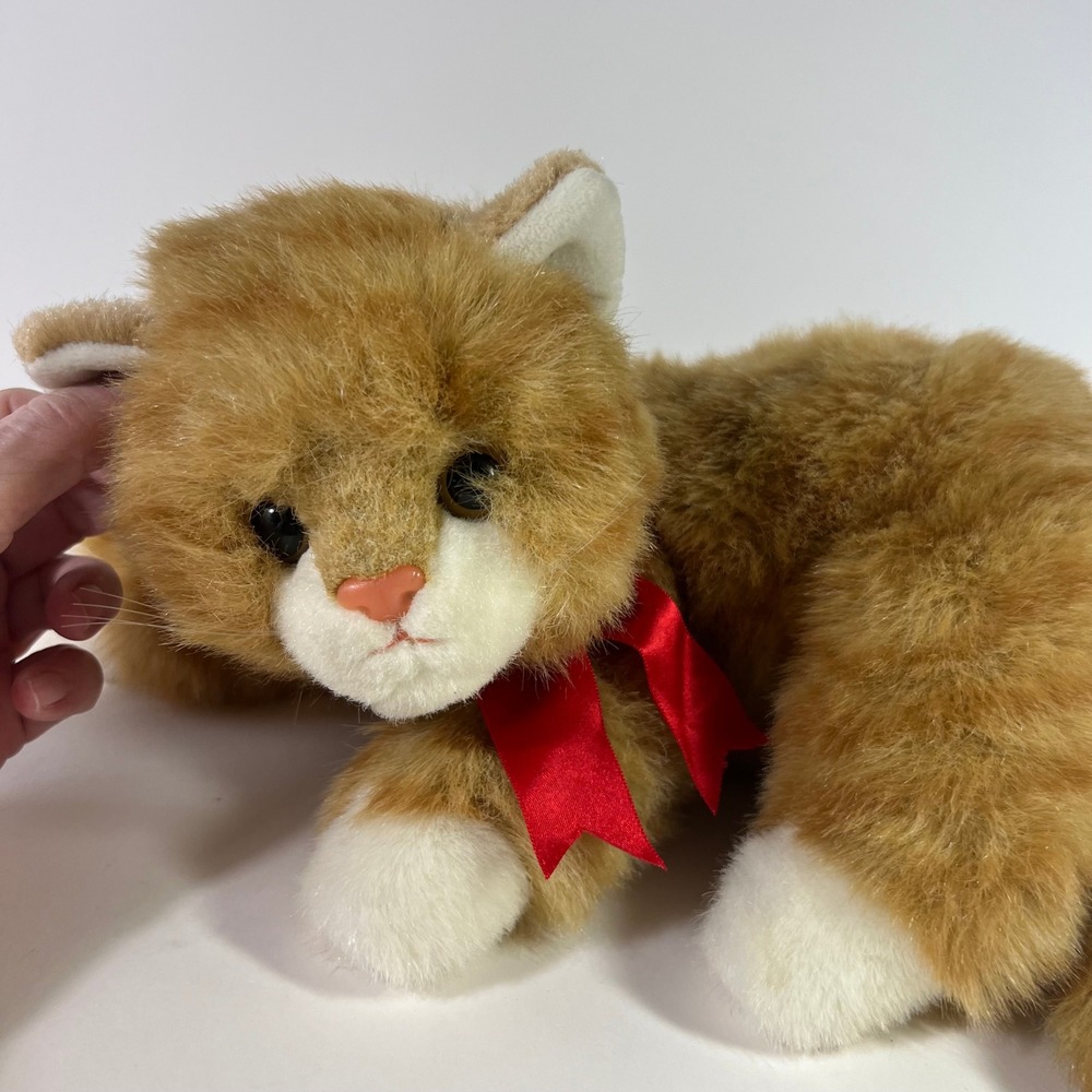 Vintage 1995‎ Ty Al E. Kat Orange Tabby Cat 13" Plush